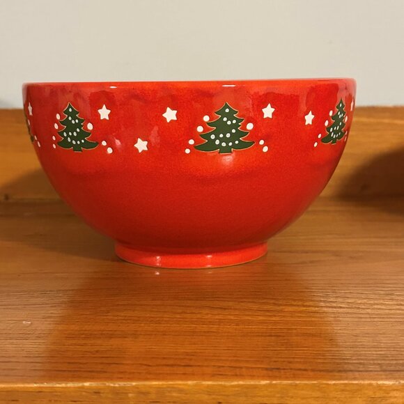 Waechtersbach Germany Christmas Tree Serving Bowl 9" - Picture 1 of 12